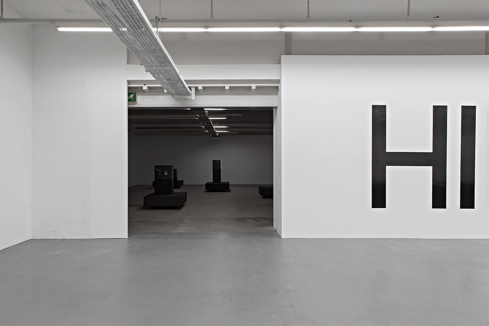 Esther Hunziker – Hi There, Installationsansicht Kunsthaus Baselland, 2018