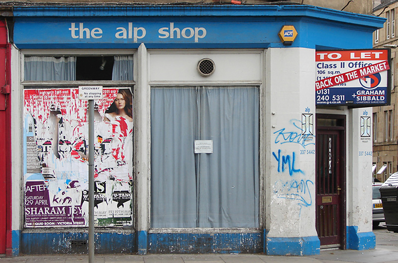 Esther Hunziker | Edinburgh Shops, 2011