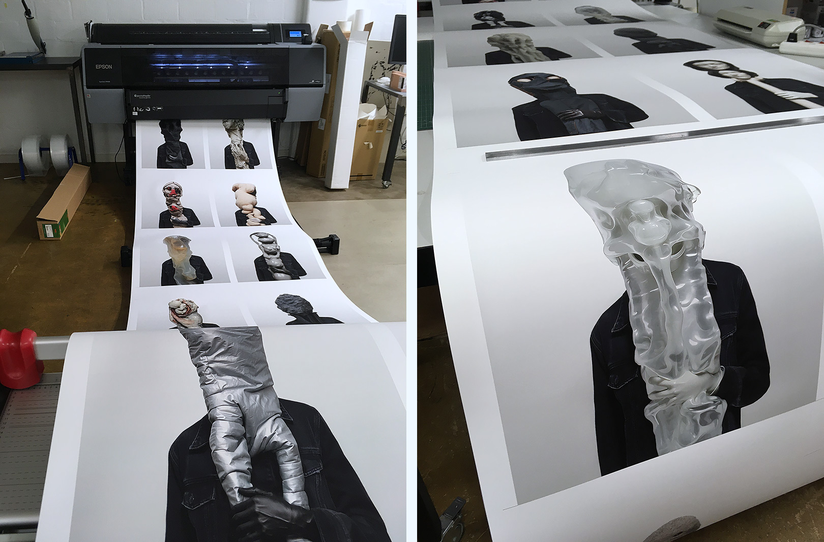 printing process, Cover. Take Photo Series