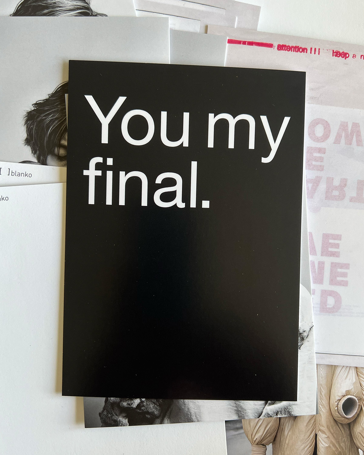Esther Hunziker / blanko.ch / Postcards