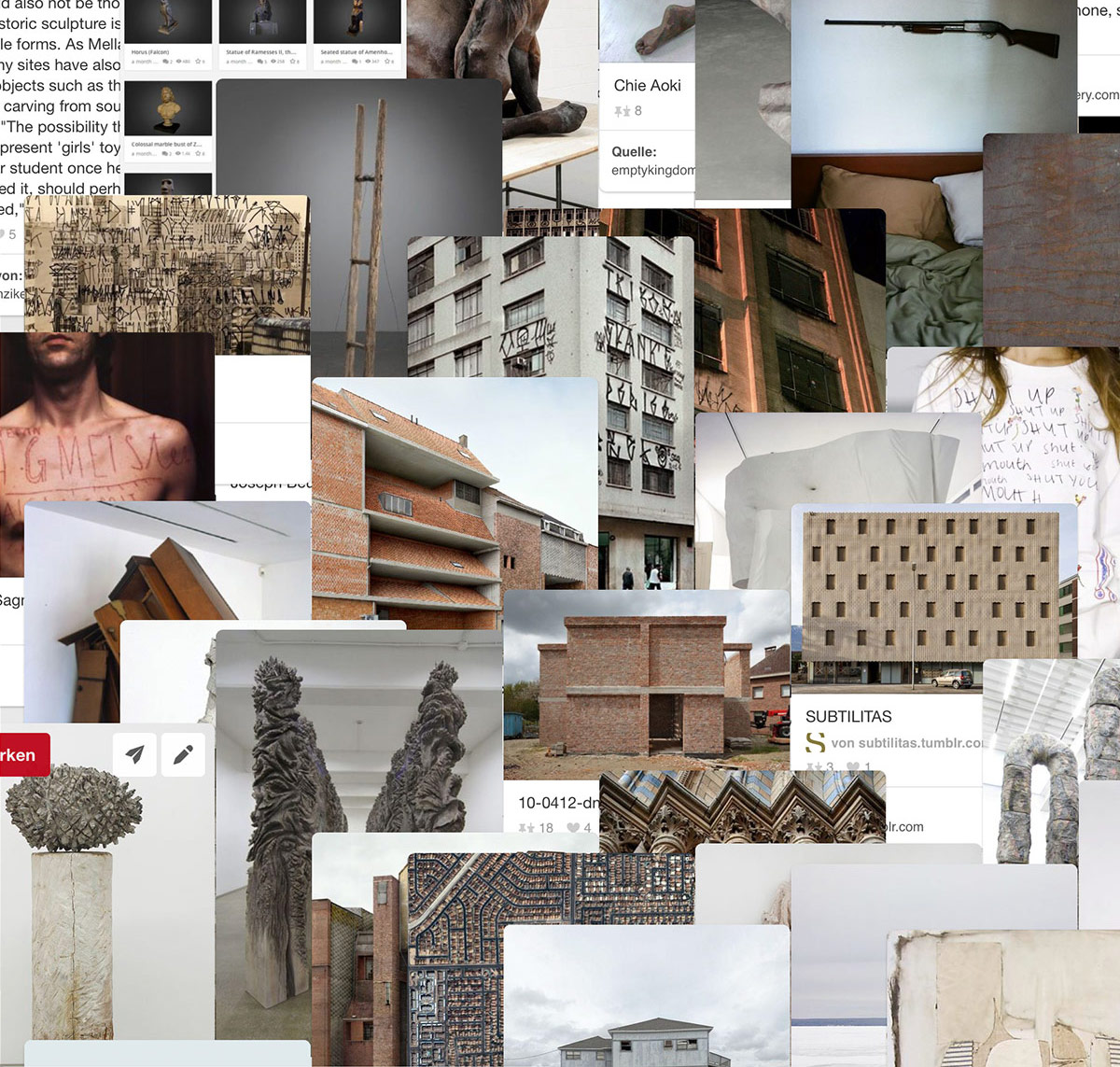 Esther Hunziker – Pinterest «Strcutures», 2016