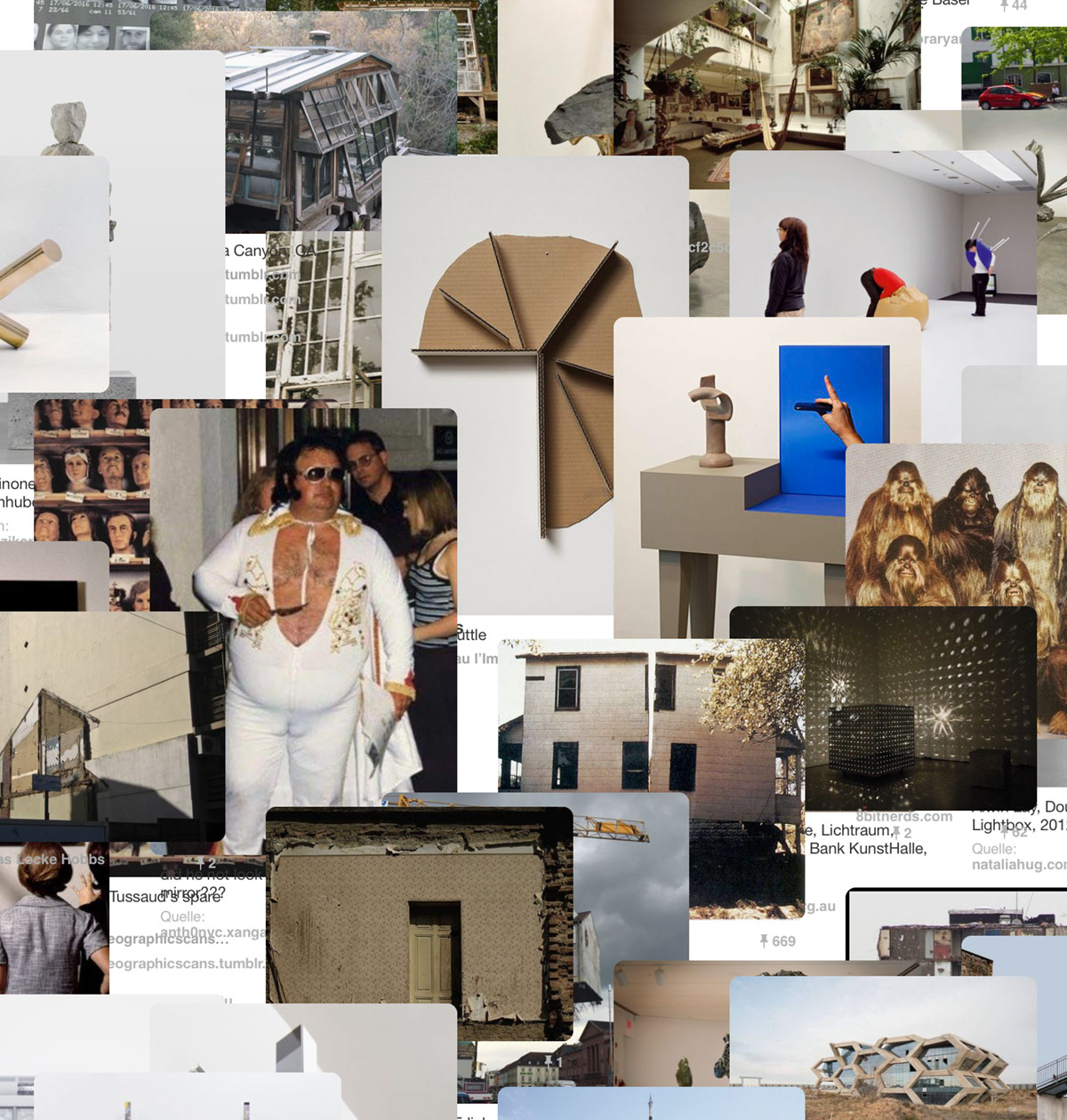Esther Hunziker – Pinterest «Strcutures», 2016