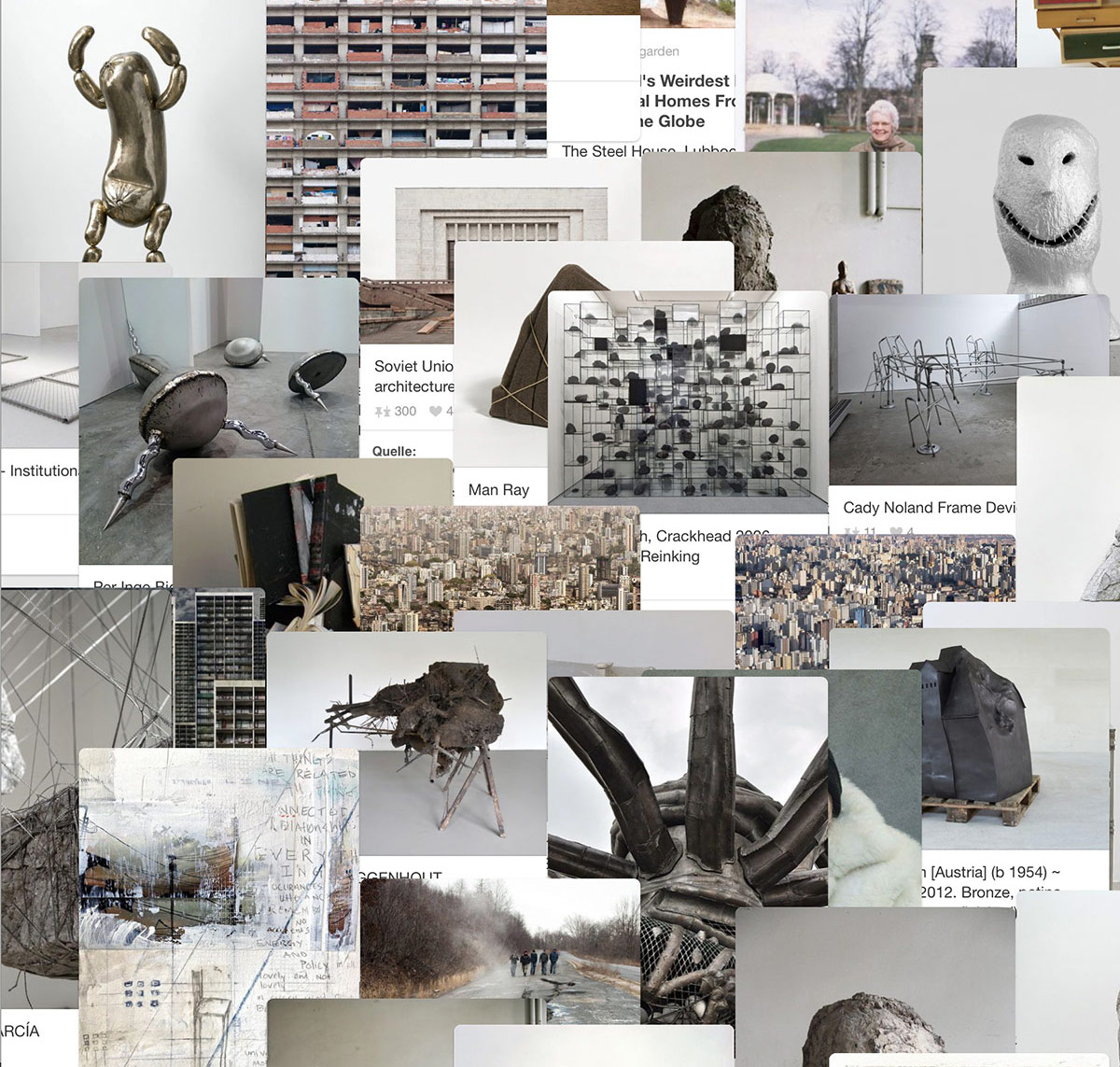Esther Hunziker – Pinterest «Strcutures», 2016