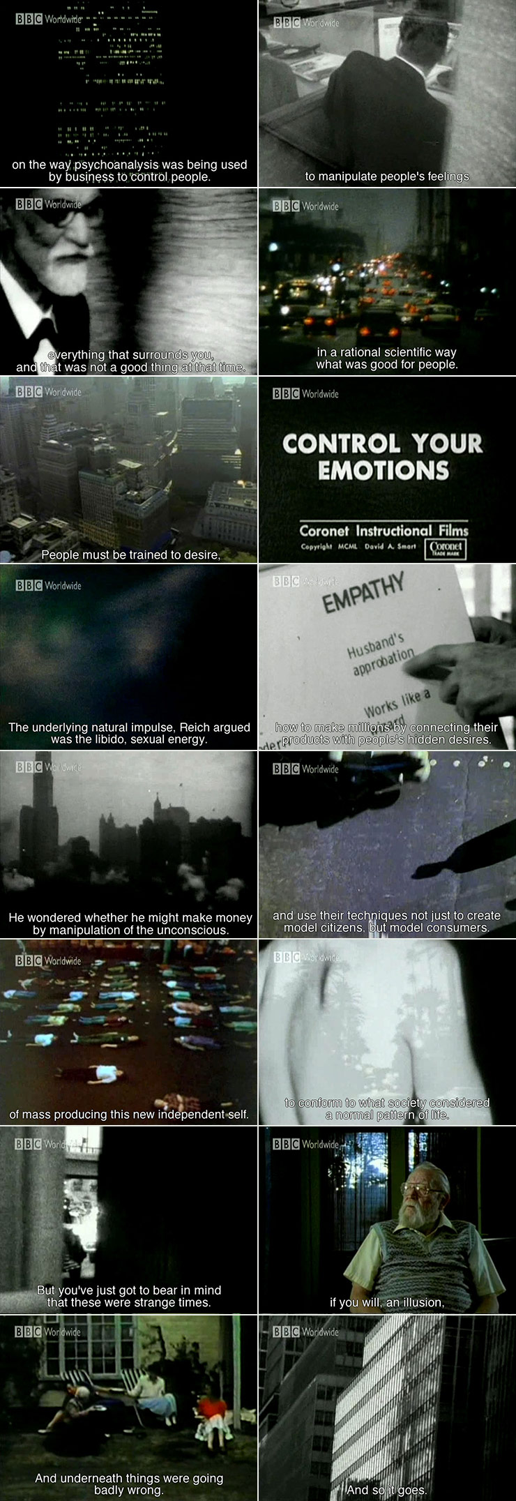 The Century of the Self – BBC Documentary by Adam Curtis, 2002